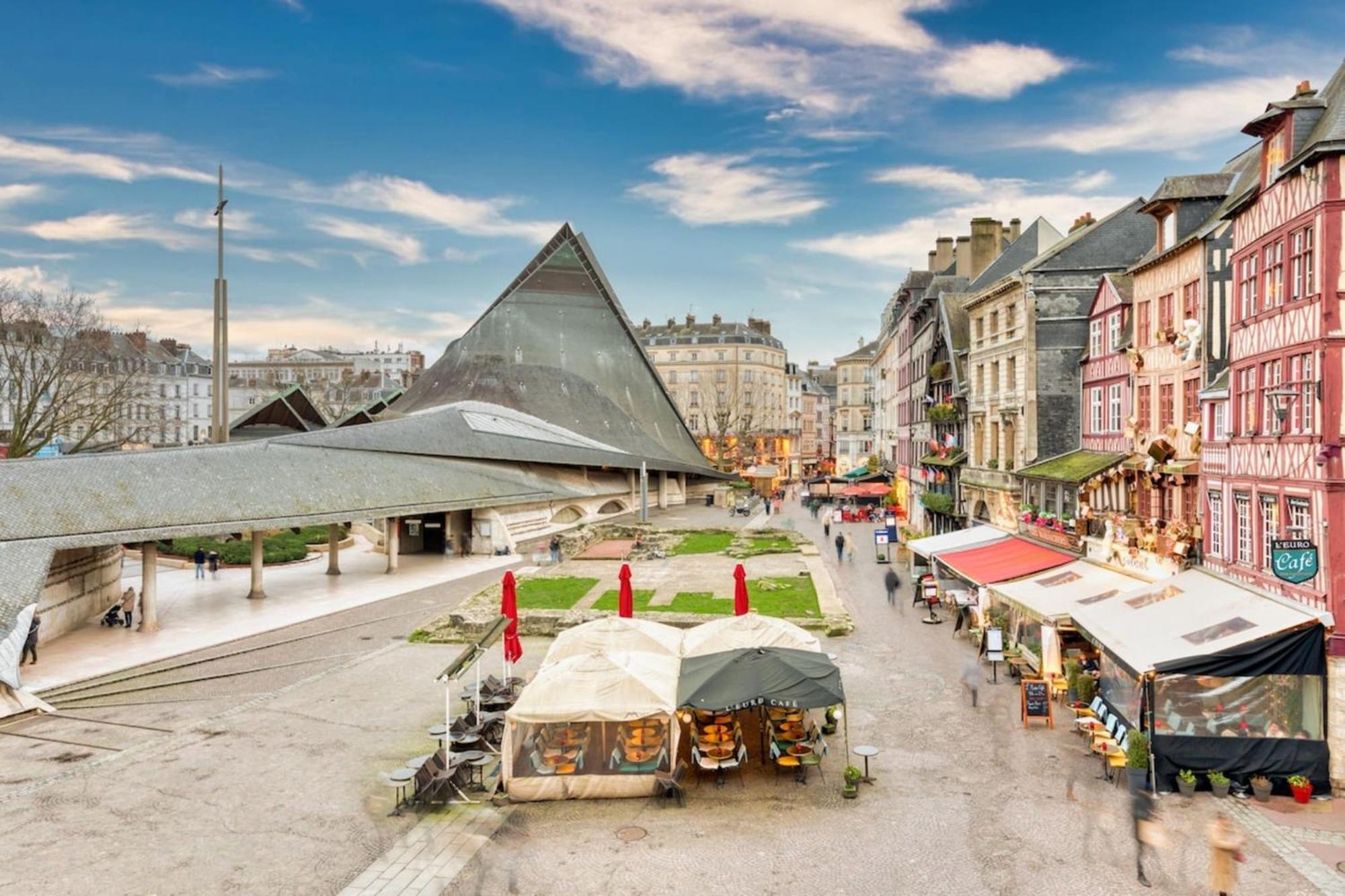 Vieux Marche Sublime Appartement Avec Ascenseur Rouen Exterior foto